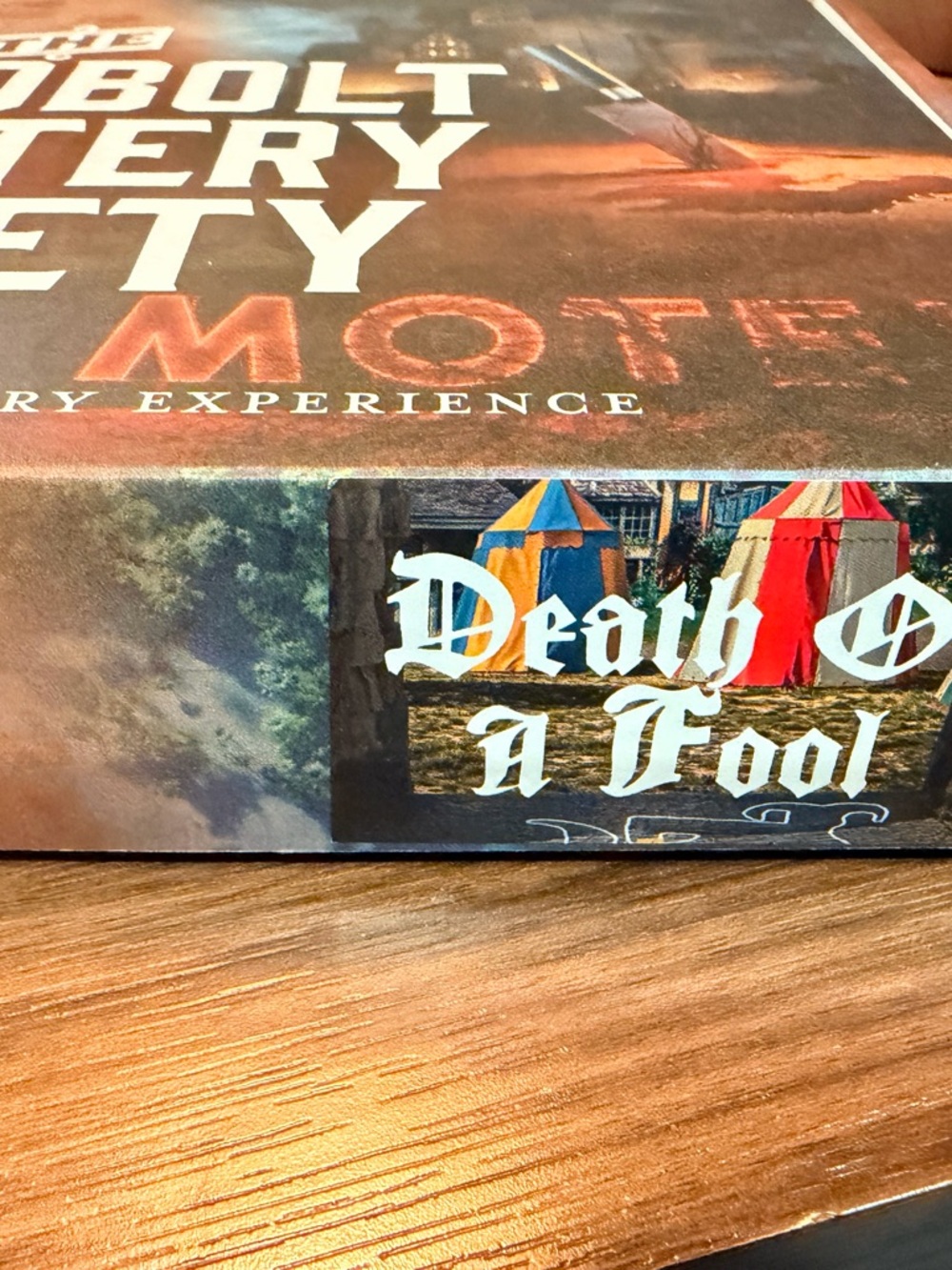 The Deadbolt Mystery Society Game - Death of a Fool